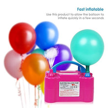 Carica l&#39;immagine nel visualizzatore di Gallery, Amzdeal® Pompa a palloncino gonfiabile è un buon assistente festa Rosso 600w - Ilgrandebazar