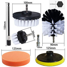 Carica l&#39;immagine nel visualizzatore di Gallery, Kagni Kit Pulizia Auto,Spugne e Spazzole,125mm Tamponi Lucidatura per...