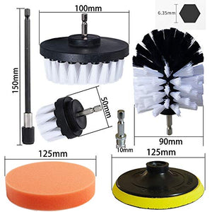 Kagni Kit Pulizia Auto,Spugne e Spazzole,125mm Tamponi Lucidatura per...