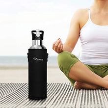 Carica l&#39;immagine nel visualizzatore di Gallery, Ryaco Bottiglia Termica per Acqua in Acciaio Inox 1000ml / 35oz, Argento