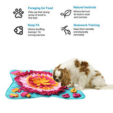 Carica l'immagine nel visualizzatore di Gallery, IEUUMLER Tappetino Pet Training Snuffling Mat Cane Naso 70x70cm, Blue