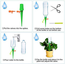 Carica l&#39;immagine nel visualizzatore di Gallery, TAOPE - Sistema di spuntoni autoirriganti per piante con valvola 12 Pack