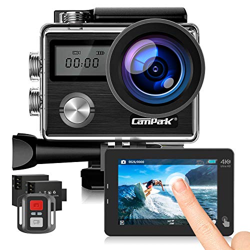 Campark Action Cam HD 20MP 4K WIFI Camera Touch Screen Macchina...