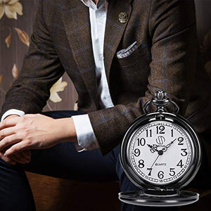 Orologio da Tasca Inciso per San Valentino,Orologio in Lega di... - Ilgrandebazar