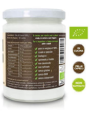 Carica l&#39;immagine nel visualizzatore di Gallery, Olio di Cocco Biologico Premium 500ml - Puro al 100% - Crudo e Spremuto a...