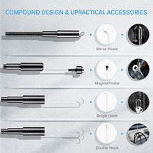 Carica l&#39;immagine nel visualizzatore di Gallery, HOMIEE Endoscopio,Videocamera D&#39;ispezione Impermeabile, Supporto 4 con video - Ilgrandebazar
