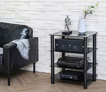 Carica l'immagine nel visualizzatore di Gallery, FITUEYES Supporto HIFI, Mobile 60 x 45,5 x 76,2 cm / Tubo Rotondo - Ilgrandebazar
