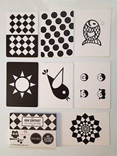Carica l&#39;immagine nel visualizzatore di Gallery, Bebedou Carte d&#39;Arte Bambino * 7 ad Alto Contrasto in Bianco e Nero - Ilgrandebazar