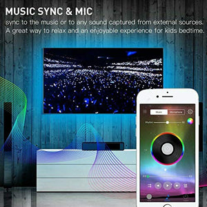 LED TV Retroilluminazione, Striscia RGB alimentata USB per 4pcs x 50cm