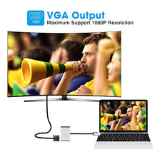 Carica l'immagine nel visualizzatore di Gallery, Excuty Adattatore da USB 3.0 a HDMI e VGA, Dual Display per Windows 7/8/10,...