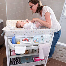 Carica l&#39;immagine nel visualizzatore di Gallery, Safety 1st Dolphy Fasciatoio con vaschetta per bagnetto neonato, con...