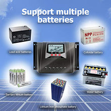Carica l&#39;immagine nel visualizzatore di Gallery, SolaMr 60A Regolatore di Carica Solare 12V/24V/36V/48V Regolatore Intelligente di Tensione di Identificazione Automatica con Display LCD per Solar Home System - WP6048D