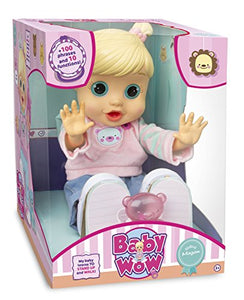 IMC Toys 96325IMIT - Baby Wow Zoe Impara a Camminare (Lingua Italiana) viola - Ilgrandebazar