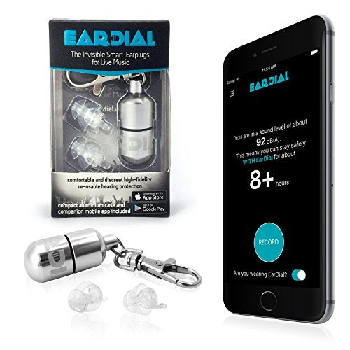 EarDial HiFi Tappi per Orecchie - Invisibili Protezione Udito Concerti,... - Ilgrandebazar