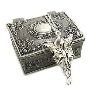 Pall Ion Collana Argento Stella del vespro Il Signore degli Arwen-necklace - Ilgrandebazar