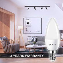 Carica l&#39;immagine nel visualizzatore di Gallery, Lampadine a LED E14 Candela, 5W Equivalenti a 40W, C37 6500K-6Pezzi