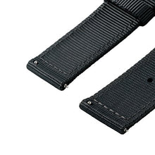 Carica l'immagine nel visualizzatore di Gallery, Archer Watch Straps | Premium Cinturino di Nylon Ricambio Sgancio 20mm, Nero - Ilgrandebazar
