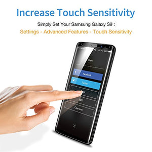 ESR Pellicola Protettiva per Samsung Galaxy S9 [2 Packs], Vetro... - Ilgrandebazar