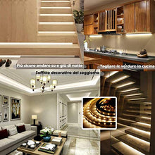 Carica l&#39;immagine nel visualizzatore di Gallery, Striscia LED 5m 12v 600led striscia led Naturale 600 LED, Naturare Blanco