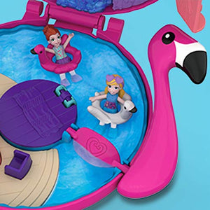 Polly Pocket Cofanetto Piscina dei Fenicotteri, Playset con 2 Bambole, Un... - Ilgrandebazar