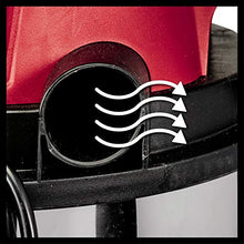Carica l&#39;immagine nel visualizzatore di Gallery, Einhell TC-VC 1812 S Aspiratutto Solidi/Liquidi, 1250 W, 80 Decibel, Rosso,... - Ilgrandebazar