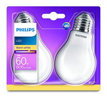 Carica l&#39;immagine nel visualizzatore di Gallery, Philips Lighting 2 Lampadine LED Classic A60 E27 WW FR ND 2BC/10, 7 W,... - Ilgrandebazar