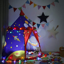 Carica l&#39;immagine nel visualizzatore di Gallery, SONGMICS Tenda da Gioco Castello con Astronavi per Ragazzi e Bambini, rosso - Ilgrandebazar