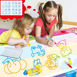 Fivejoy Tappeto Doodle Grande 150×100cm, Tappetino da Disegno Magico,... - Ilgrandebazar