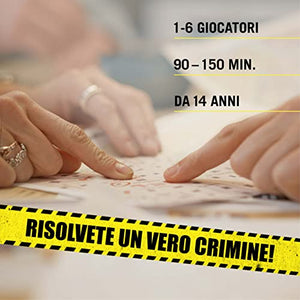 Hidden Games Luogo del Reato - Il 4° caso - IN BILICO SU UN FILO - Gioco realistico su una scena del crimine, gioco emozionante in cui impersonate un detective, in lingua italiana