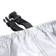 Carica l&#39;immagine nel visualizzatore di Gallery, Telo Coprimoto Impermeabile, Misura 245 x 105 x 125cm, 2 XXL, Nero/Argento - Ilgrandebazar