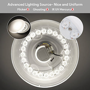 Plafoniera LED Lampada a Soffitto Bianco Naturale 4000K 24W 2050 Lumens