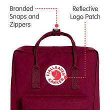 Carica l&#39;immagine nel visualizzatore di Gallery, Fjällräven Kånken, Zaino Unisex-Adulto, 27x38x13 Centimeters (W x H x L) Plum