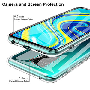 Yoowei per Xiaomi Redmi Note 9 Trasparente - Cover Per 9s