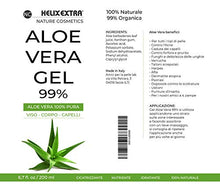 Carica l&#39;immagine nel visualizzatore di Gallery, Aloe Vera Gel 100%, aloe vera gel puro e biologico. Per Viso, Corpo e...