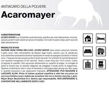 Carica l&#39;immagine nel visualizzatore di Gallery, 2x Spray Antiacaro Disinfettante Per Materassi Tessuti Divano&quot;ACAROMAYER&quot; 400 ml| Spray Specifico Antiacaro Della Polvere Ad Azione Immediata| Atossico, Per Prevenire Le Allergie|Made In Italy (2)