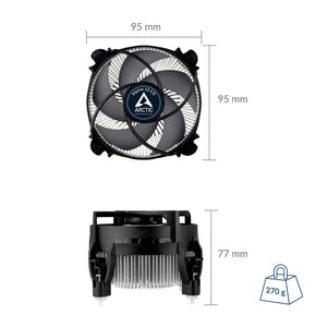 ARCTIC Freezer 33 eSports Edition - Dissipatore di Alpine 12 Series, Nero - Ilgrandebazar