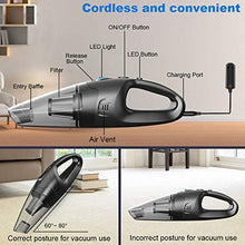 Carica l&#39;immagine nel visualizzatore di Gallery, Aspirabriciole, Aspirapolvere Senza Fili con Luce LED, 120W/7500PA... - Ilgrandebazar