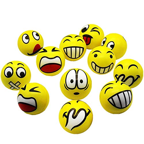 Emoji Anti-Stress Palla Stress Compressione Facciale Giocattolo per... - Ilgrandebazar