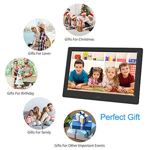 Cornice fotografica digitale, schermo elettronico 16: 9 LED HD, 1024 x 600...