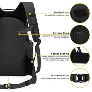 Mardingtop 28L/35L Zaino Tattico Militare Molle Zaini da 28l, 28L-Nero
