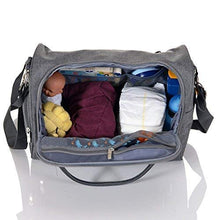 Carica l&#39;immagine nel visualizzatore di Gallery, LCP Kids Borsa Cambio Grande con Ganci Universali Passeggino, Grigio - Ilgrandebazar