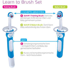 Carica l&#39;immagine nel visualizzatore di Gallery, MAM 70513711 - Set di spazzolini per bambini, Blu, età 5+ mesi - Ilgrandebazar