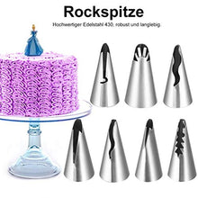 Carica l&#39;immagine nel visualizzatore di Gallery, Uarter Beccucci Sac a Poche Professionali, Set di 90 Decorazione Torte, 90pcs - Ilgrandebazar