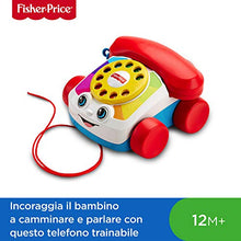 Carica l&#39;immagine nel visualizzatore di Gallery, Fisher Price- Telefono Parlante Trascinabile, Giocattolo per Multicolore