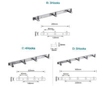 Carica l'immagine nel visualizzatore di Gallery, IMIEE Appendiabiti a Parete con 4 Ganci Portasciugamani Bagno 4 Ganci-22.5cm - Ilgrandebazar