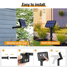 Carica l'immagine nel visualizzatore di Gallery, btfarm 【2 Pacchi】 Luci Solari Esterno, 15+2M 150LED Catena Luminosa 8 Modalità Impermeabili Filo di Rame Decorative Per Giardino Albero Patio Natale