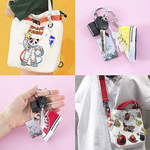Carica l&#39;immagine nel visualizzatore di Gallery, Comius Portachiavi Scarpa Sneaker in Canvas Mini, Generic di Tela...