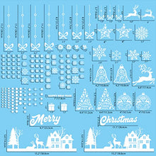 Carica l&#39;immagine nel visualizzatore di Gallery, Vetrofanie Natalizie per Finestre, 192 Adesivi Natalizi Finestre Adesivi Natale Fiocchi di Neve Vetrofanie Natale Removibili Alci Babbo Natale Decorazioni Casa