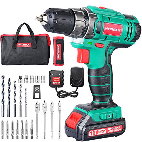 Trapano Avvitatore Batteria 12V, HYCHIKA a 30N .m Mas,...
