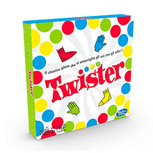 Carica l&#39;immagine nel visualizzatore di Gallery, Hasbro Gaming Twister Gioco in Scatola, Include 1 Tappeto Twister, 1 Ruota E Le Istruzioni, Versione 2020 in Italiano, Multicolore
